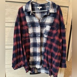 Oversized flannel